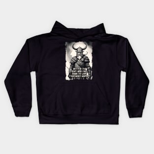 Channeling the indomitable Viking spirit Kids Hoodie